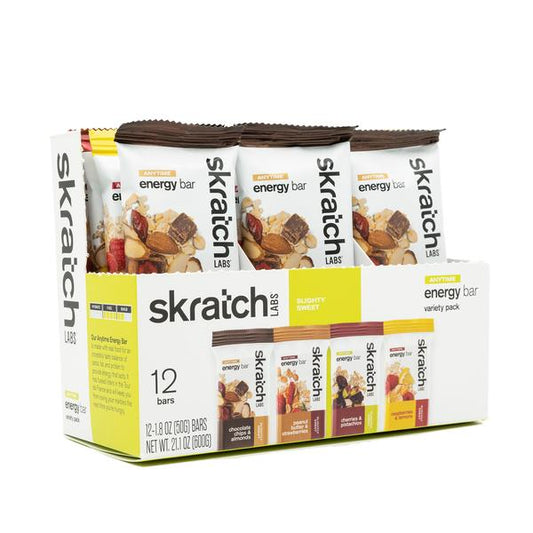 Skratch Labs Anytime Energy Bars Variety Pack - 12 Count