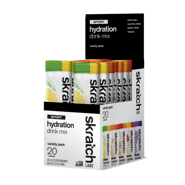 Skratch Labs Sport Hydration Drink Mix - Singles 20 Pack Variety